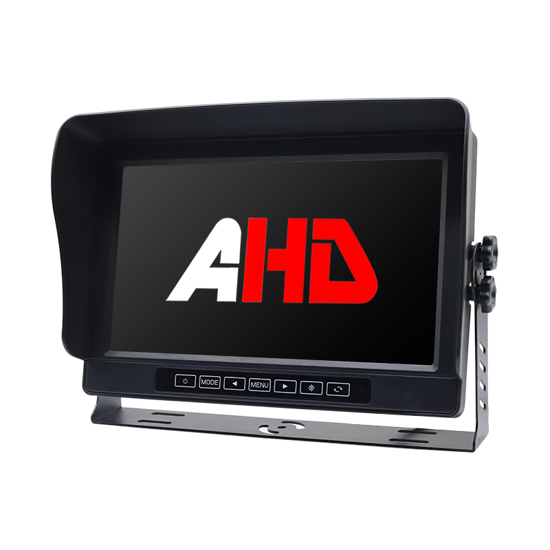 10,1-дюймовый IP69K водонепроницаемый 2-канальный AHD-вход с сенсорными кнопками, монитор автомобиля