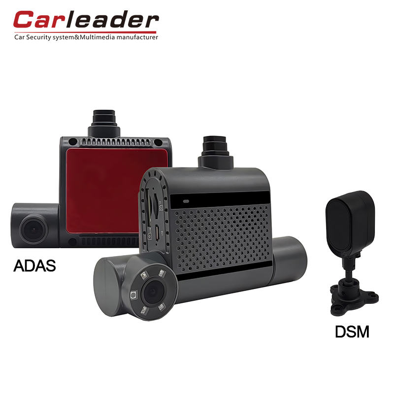 Carleader 3CH HD DVR записи AI Dash Camera для управления флотом
