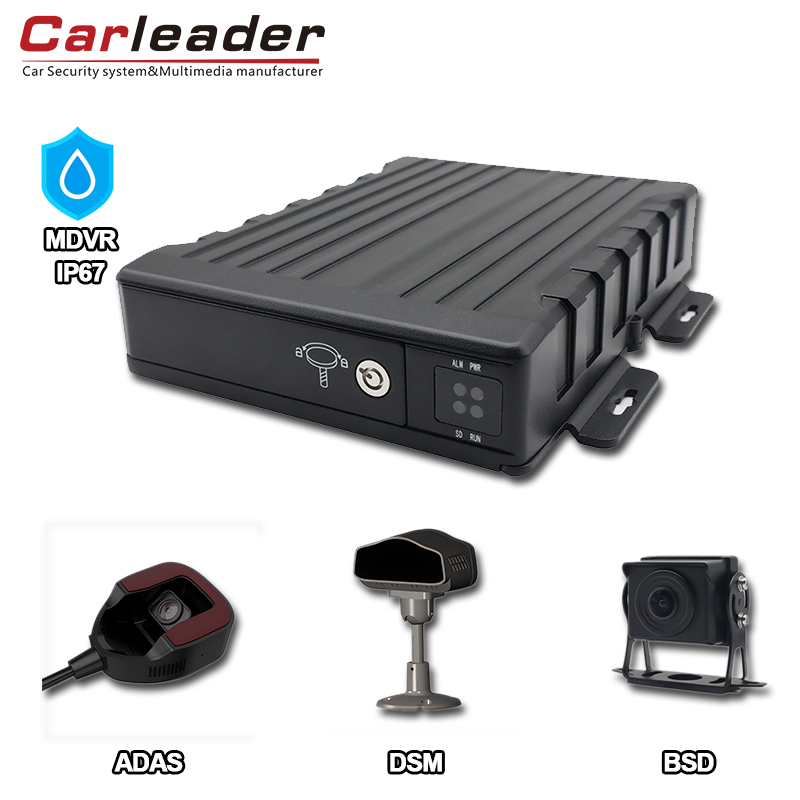 Carleader IP67 Водонепроницаемый AI 4CH SD Mobile DVR: расширенное решение для мониторинга транспортных средств