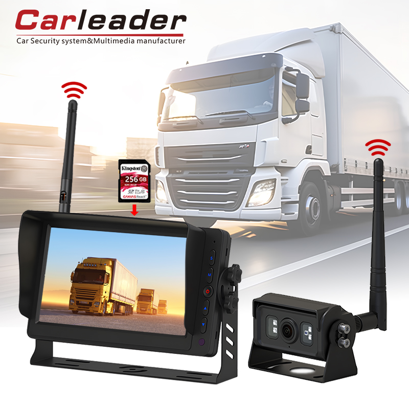Carleader 7-дюймовый DVR Запись 2,4 ГГц цифровой беспроводной системы беспроводного мониторинга ---- ЗАЩИТЕ ВАШЕЙ БЕЗОПАСНОСТЬ