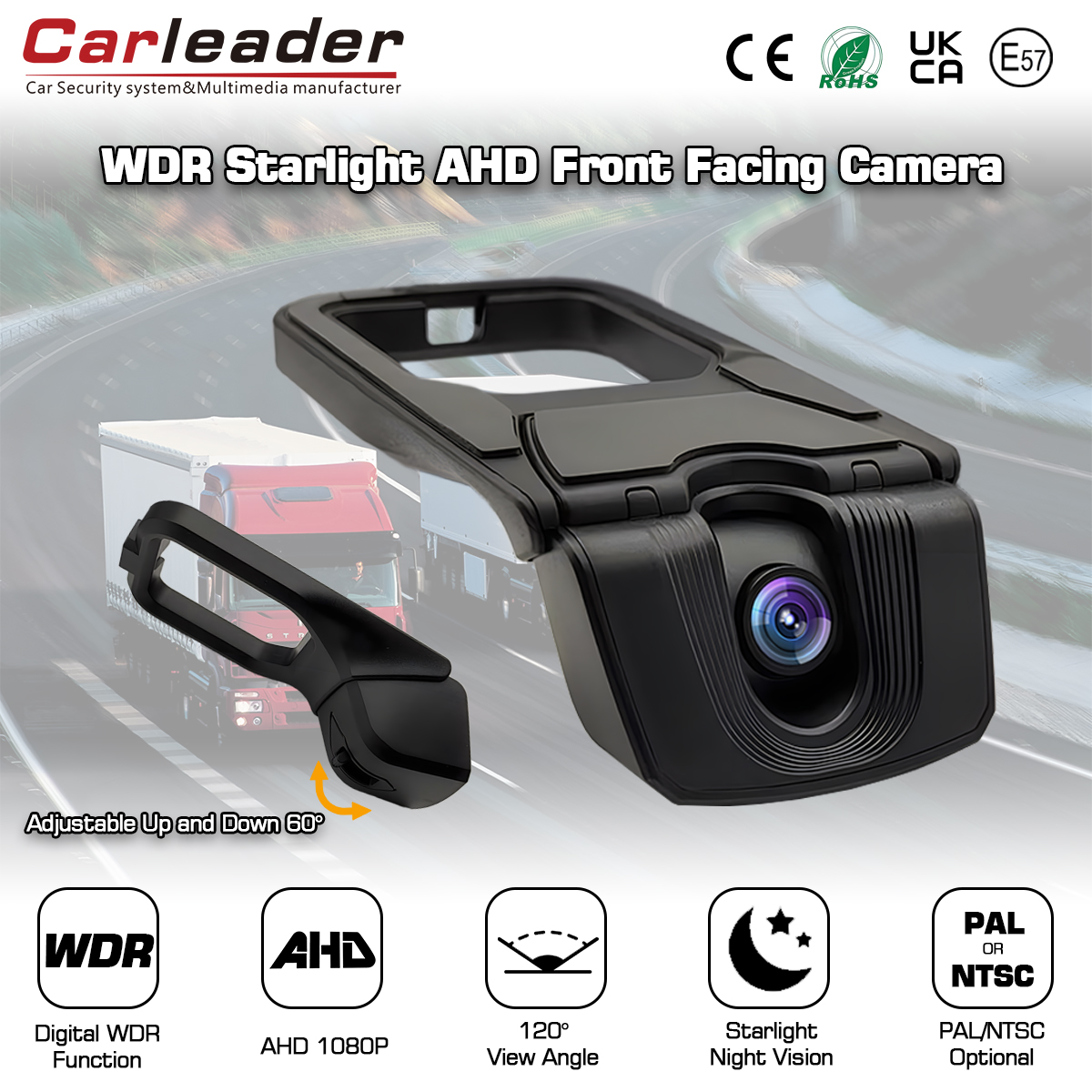 Фронтальная камера Carleader Starlight Vision с функцией цифрового WDR
