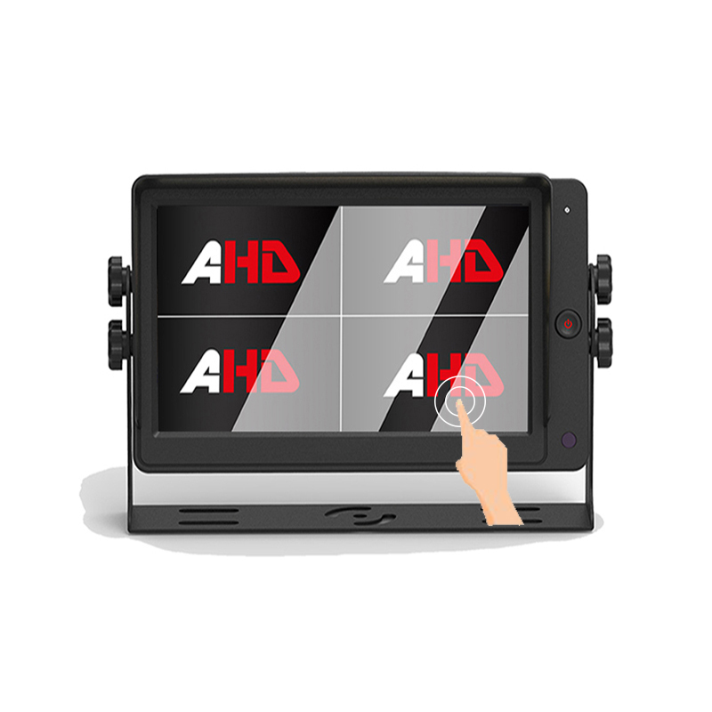 Carleader 7-дюймовый 4-канальный четырехканальный сенсорный монитор AHD с разделенным дисплеем для четкого и надежного наблюдения за транспортными средствами