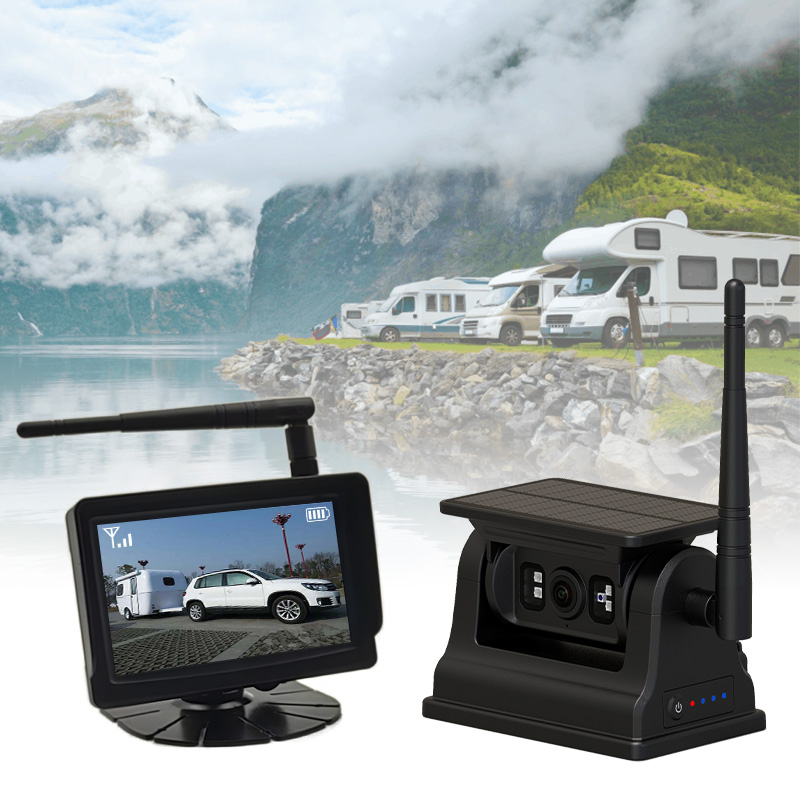 5-дюймовая беспроводная перезаряжаемая магнитная система камеры автомобиля на солнечной энергии